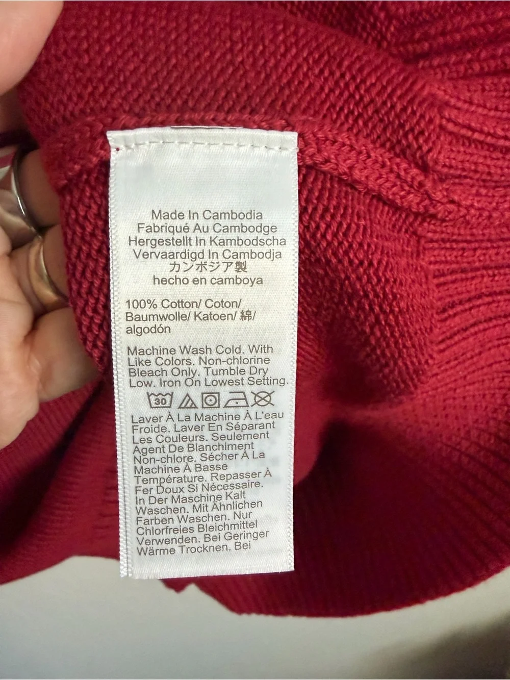 J.Crew BI841 Heavyweight Cotton Crewneck Sweater Maroon Red Medium NWT